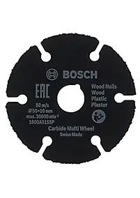Disque à tronçonner Bosch Professional Carbide Multi Wheel 50x10 mm