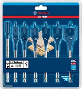 Coffret forets et embouts de perçage Bosch selfcut speed (7 pièces)