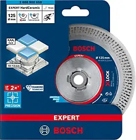 Disque diamant XLOCK Bosch HardCeramic expert 125mm