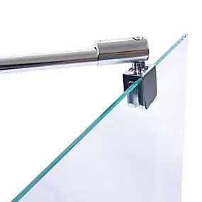 Barre de stabilisation murale 150 cm pour paroi de douche, chrome, Schulte