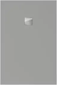 Receveur de douche 90 x 140 cm en acrylique, gris texturé, Villeroy & Boch Exklusive