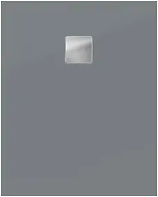 Receveur de douche 80 x 100 cm en acrylique, gris mat, Villeroy & Boch Exklusive