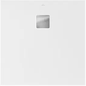 Receveur de douche 100 x 100 cm en acrylique, blanc mat, Villeroy & Boch Exklusive