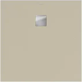 Receveur de douche 100 x 100 cm en acrylique, crème texturé, Villeroy & Boch Exklusive