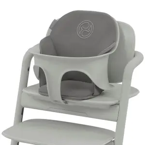 Set de 3 coussins pour chaise haute LEMO 2 Comfort Inlay Suede Grey mid grey
