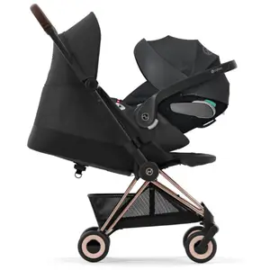 Adaptateurs siège auto bébé pour poussettes ultra-compacte COYA noir
