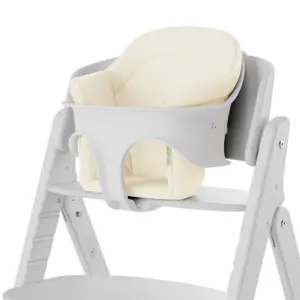Set de 3 coussins pour chaise haute Click&amp;Fold Comfort Inlay Canvas White
