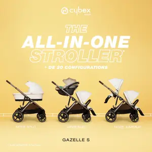 Poussette citadine Gazelle S Chocolate Brown
