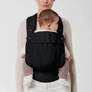 Porte-bébé Coya Carrier Bouclé Stone Black