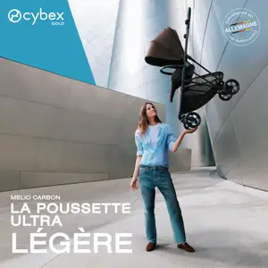 Poussette Citadine Ultra Légère Melio Carbon 2026 Magic Black