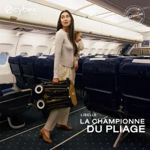 Poussette Ultra Compacte Libelle 2026 châssis Black Magic Black