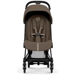 COYA Confort 2026 Poussette ultra-compacte et Châssis Matt Black Coconut Brown