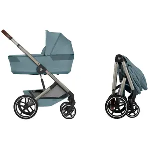 Poussette citadine Balios S 2026 avec nacelle pliable Stormy Blue