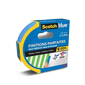Ruban de Masquage premium Finitions Parfaites ScotchBlue™ 2093 Bleu 24 mm x 41 m