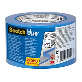 2 Rubans de Masquage premium Multi-Surfaces ScotchBlue™ Bleu 36 mm x 41 m