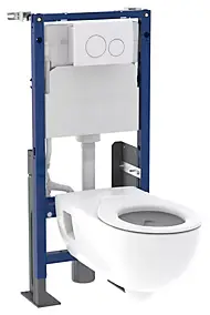 Pack WC suspendu avec bâti-support autoportant G450 Rimfree Geberit