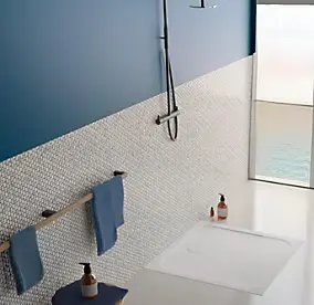 Receveur de douche 100 x 100 cm en céramique, blanc, Villeroy & Boch Slim