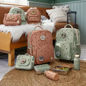 Lunch box Happy Prints olive