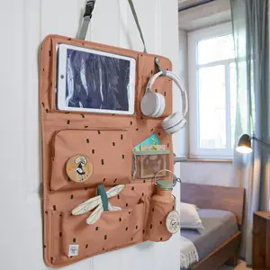 Organiseur de voiture Happy Prints caramel