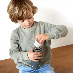 Gourde en inox Happy Prints midnight blue (500 ml)