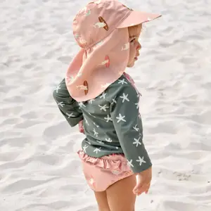Maillot de bain couche Dauphin pêche (07-12 mois)