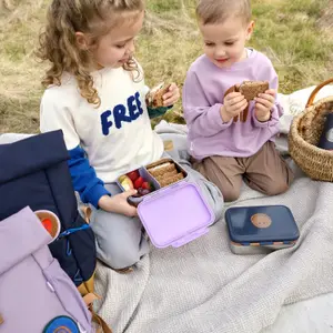 Boîte à goûter-Lunch box inox Little Gang coeur