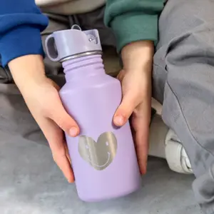 Gourde pour enfant inox Little Gang Coeur (500 ml)