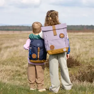 Mini Sac à dos Outdoor Little Gang Bleu marine