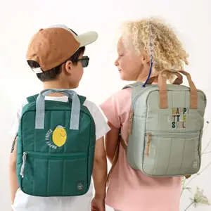 Mini Sac à dos carré Little Gang Citron vert foncé
