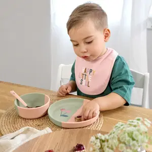 Assiette en silicone Happy Fruits Cerise