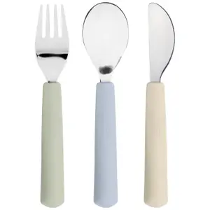 Couverts en silicone Happy Fruits Citron (3 pièces)