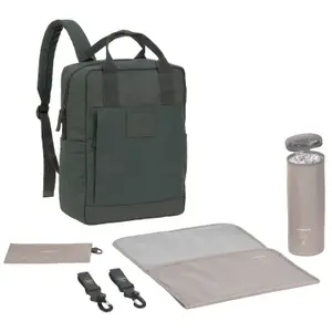 Sac à dos à langer Vividal olive foncé