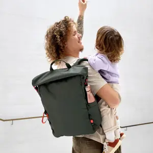 Sac à dos à langer Outdoor Rolltop olive foncé