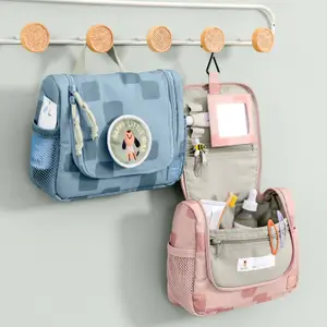 Mini trousse de toilette Pattern Party rose