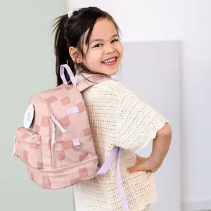 Mini sac à dos Pattern Party rose
