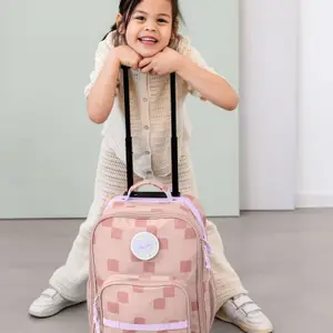 Valise à roulettes Pattern Party rose