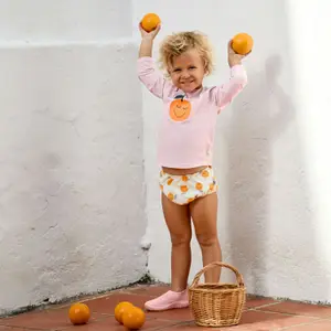 Maillot de bain couche Orange (3-6 mois)