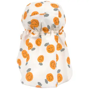 Casquette protège nuque anti-UV Orange (7-12 mois)
