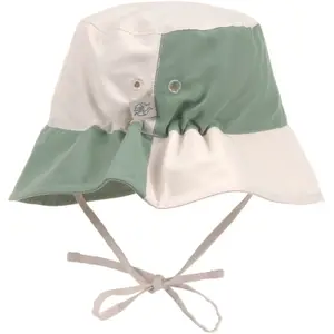 Bob anti-UV Motif damier vert et sel marin (7-12 mois)
