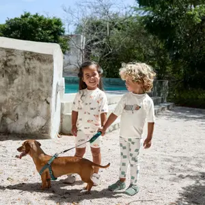 T-shirt anti-UV manches courtes Beach Chien (13-18 mois)