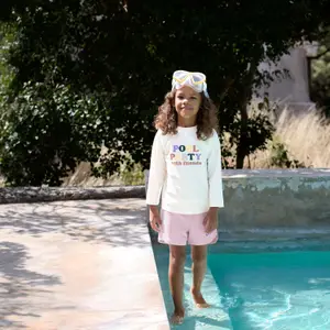 T-shirt anti-UV manches longues sel marin (3-4 ans)