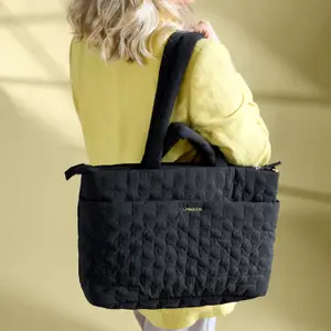 Sac à langer Liva quilté noir