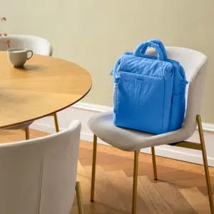 Sac à dos à langer Minoa bleu (39x18 cm)