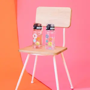 Gourde pour enfant SmileyWorld rose pâle (420 ml)