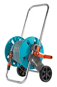 Dévidoir sur roues Gardena CleverRoll S équipé avec tuyau d'arrosage 25m x 15mm