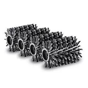 Brosse sol bois pour nettoyeur de terrasses Karcher PCL 6 - 4 pièces