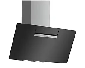 Hotte inclinée Bosch DWK87EM60 noir, 80 cm