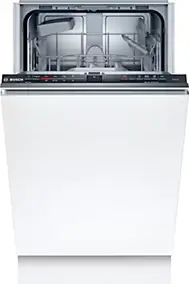 Lave-vaisselle encastrable 9 couverts Bosch SRV2IKX10E L. 44.8 cm blanc