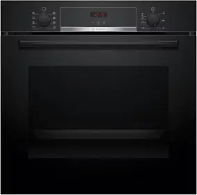 Four multifonctions nettoyage pyrolyse EcoClean Bosch HBA553BA3F 71L noir