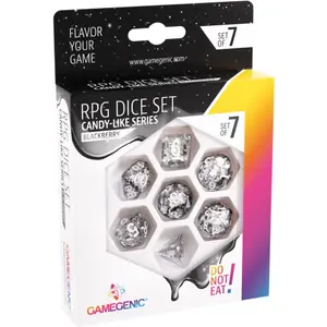 Set de 7 dés RPG Candy-Like Series Blackberry - Gamegenic